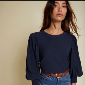 Loren Top Navy Medium